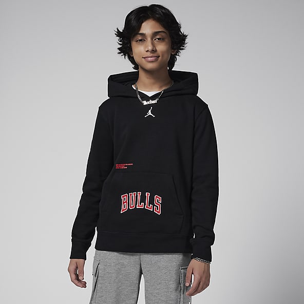 Black Chicago Bulls Hoodies Sweatshirts. Nike UK